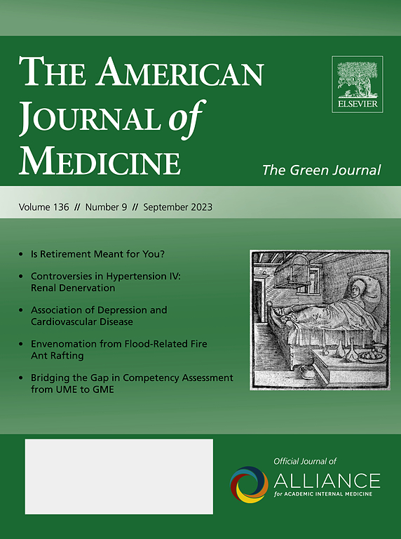 Go to journal home page - The American Journal of Medicine